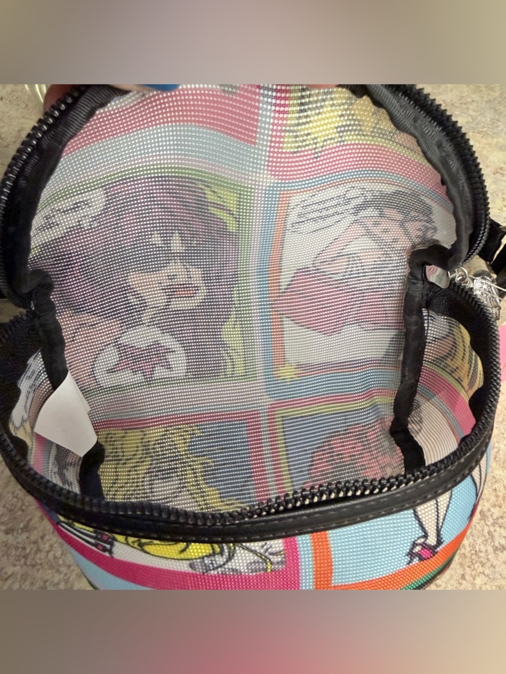 NWT Betsey Johnson Mesh is Fresh comic belt bag - Picture 8 of 8